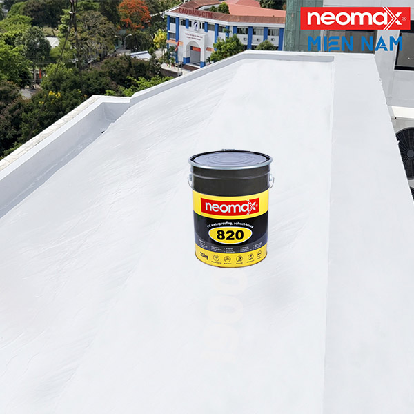 Sơn chống thấm trần nhà bê tông Neomax 820