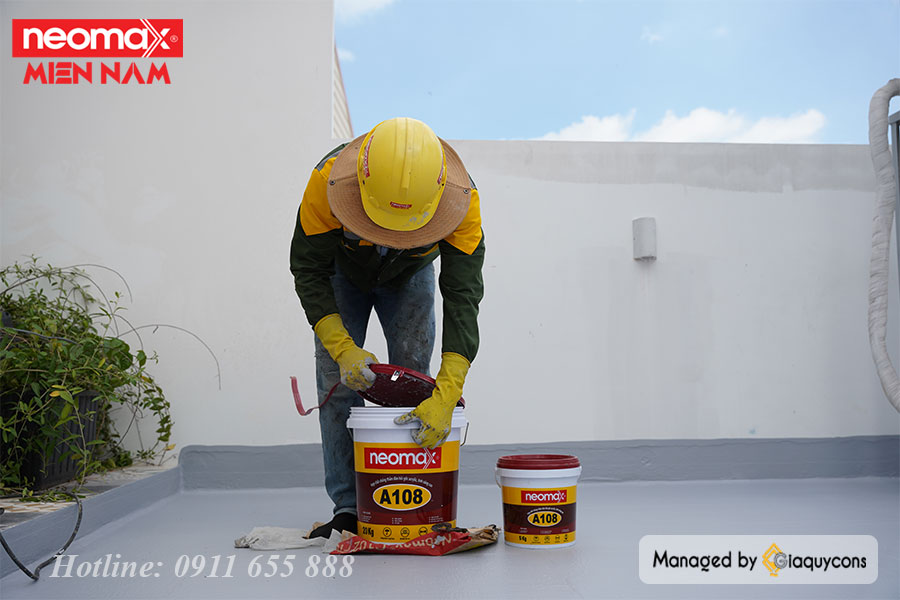 Sơn chống thấm trần nhà gốc Acrylic