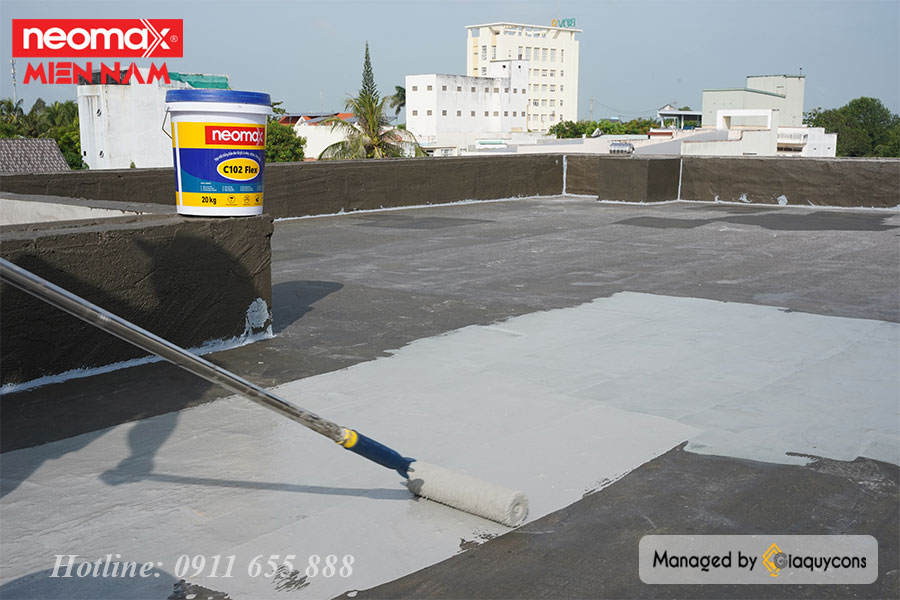 Sơn chống thấm trần nhà gốc xi măng – polymer