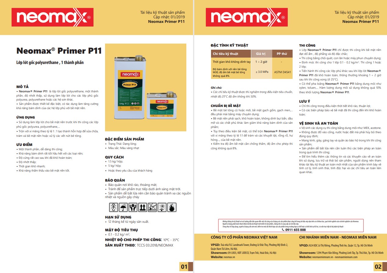 TÀI LIỆU KỸ THUẬT SẢN PHẨM NEOMAX