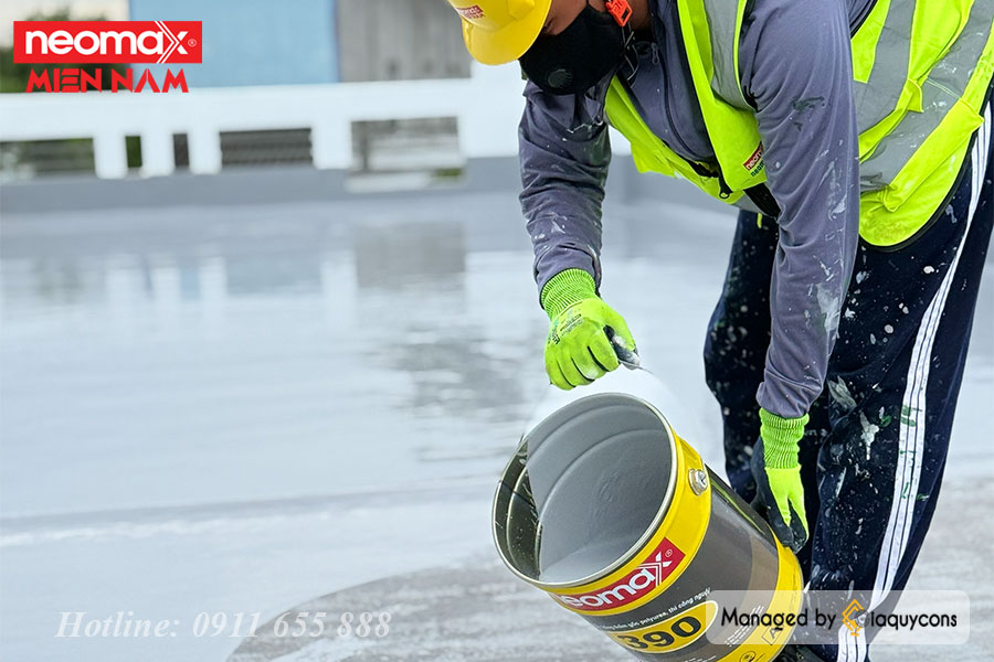 Chống thấm sân thượng neomax 390