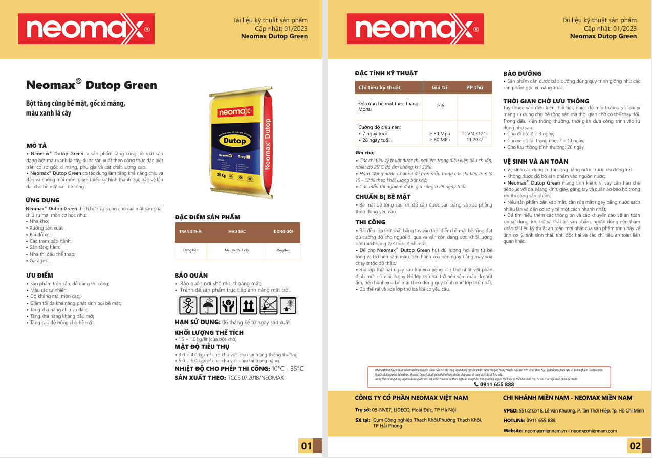 TDS Neomax Dutop Green