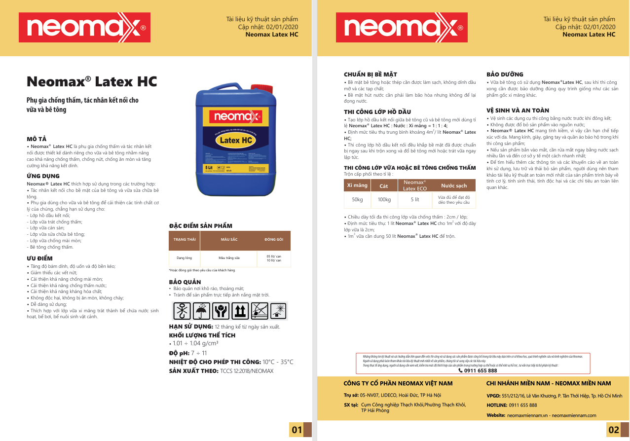 TDS Neomax Latex HC