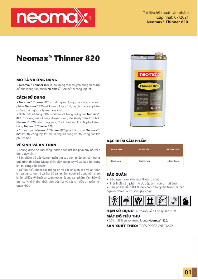 TDS Neomax Thinner 820