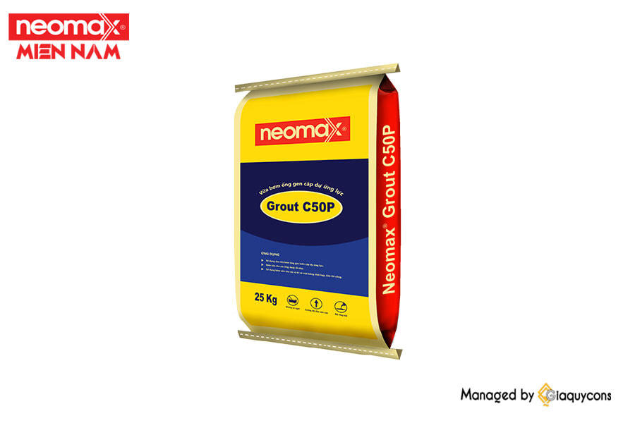 Top 6 loại vữa sửa chữa bề mặt bê tông phổ biến hiện nay vữa sửa chữa Neomax Grout C50P