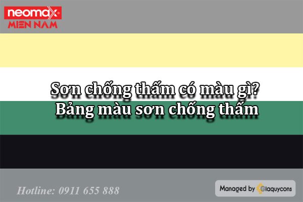 Bảng màu sơn chống thấm