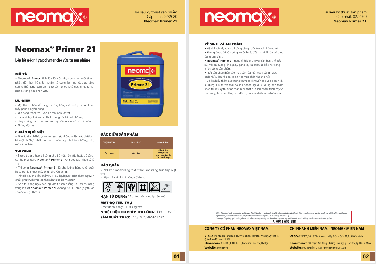 Tài liệu kỹ thuật Neomax Primer 21
