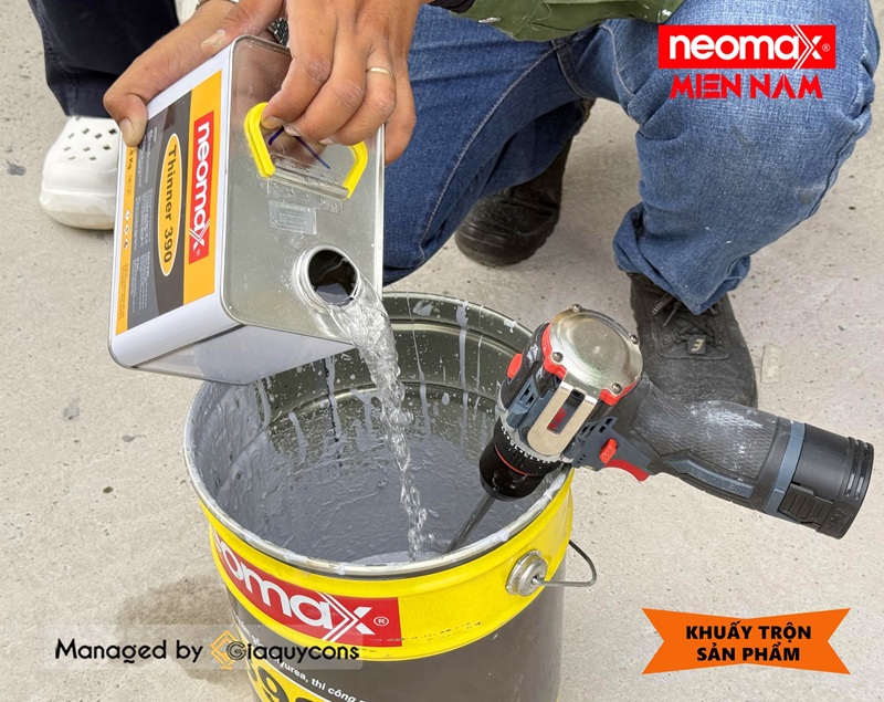 Neomax Thinner 390 Khuấy trộn neomax thinner 390