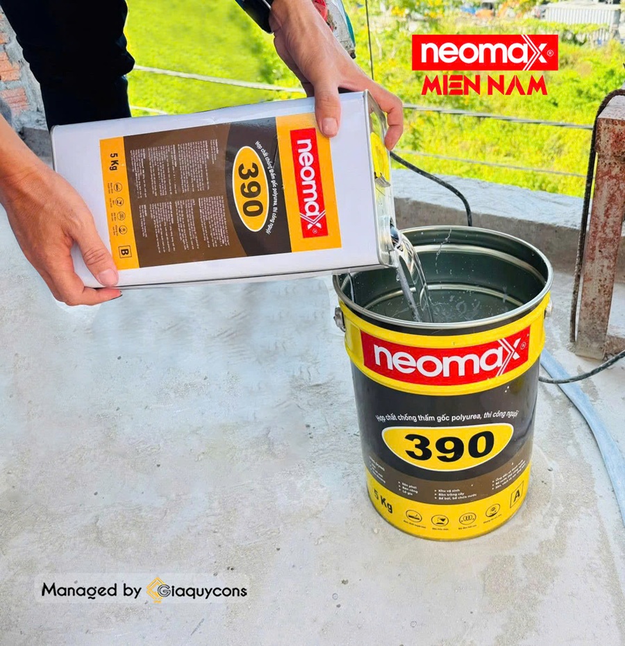 Neomax 390 Vật liệu chống thấm gốc Polyurea
