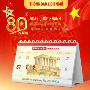 THÔNG BÁO LỊCH NGHỈ LỄ QUỐC KHÁNH 2/9