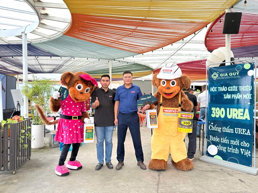 HỘI THẢO GIỚI THIỆU SẢN PHẨM MỚI CHỐNG THẤM UREA THI CÔNG NGUỘI - NEOMAX 390 HỘI THẢO GIỚI THIỆU SẢN PHẨM MỚI CHỐNG THẤM UREA THI CÔNG NGUỘI - NEOMAX 390