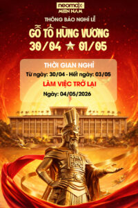 THÔNG BÁO LỊCH NGHỈ LỄ GIỖ TỔ HÙNG VƯƠNG & ĐẠI LỄ 30.4