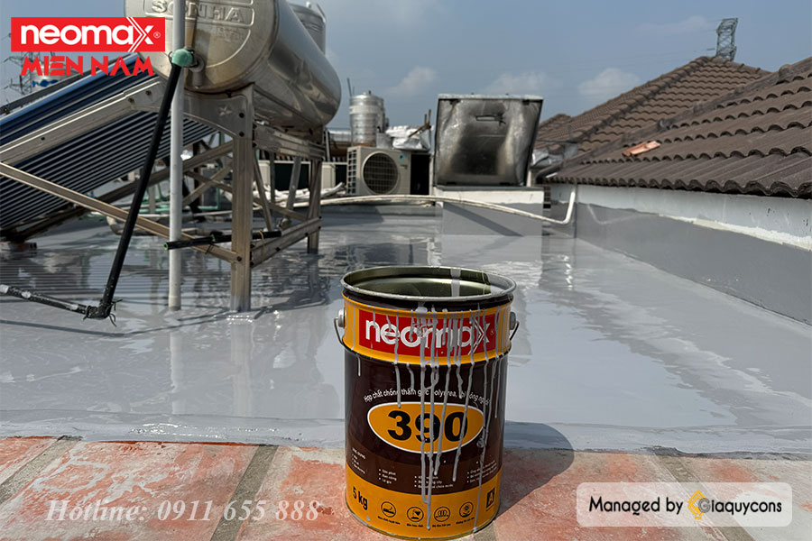 Chống thấm sàn gạch men: Hướng dẫn chi tiết chống thấm sàn gạch men bằng neomax 390